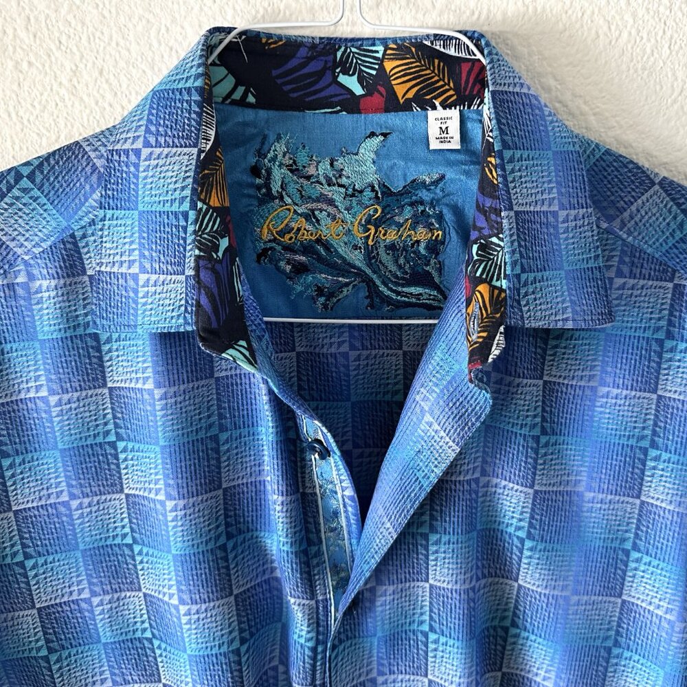 Robert Graham - Long Sleeve Button Up Shirt - Classic Fit - Size M